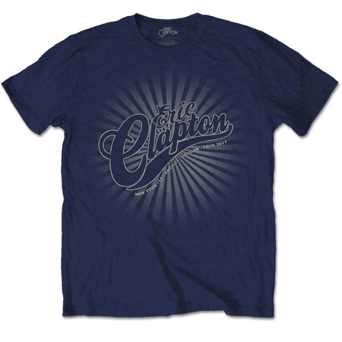 Eric Clapton T-shirt Logo Rays (modra) 89962
