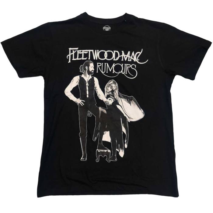 T-shirt Fleetwood Mac – Rumours (črna) 90297