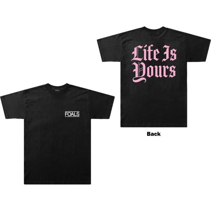 Foals Life Is Yours Text T-shirt 90405
