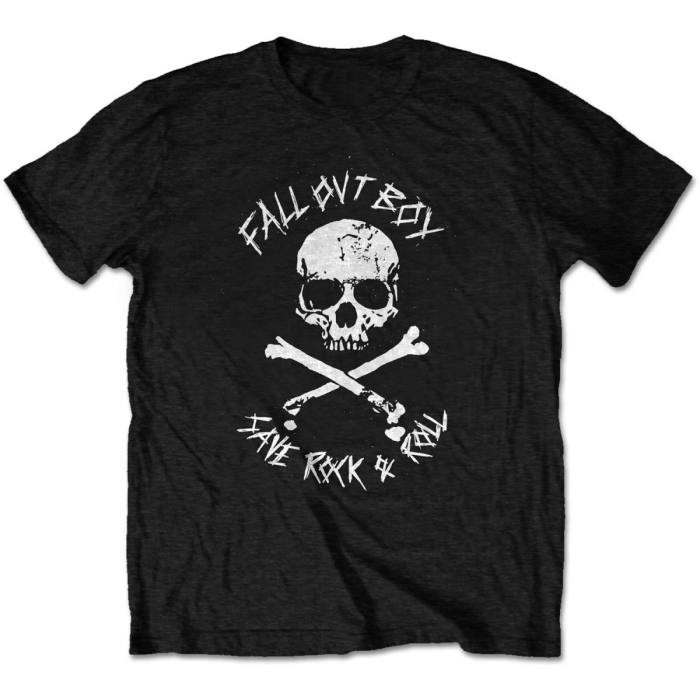 Fall Out Boy Unisex T-shirt Save Rock and Roll črna 90430