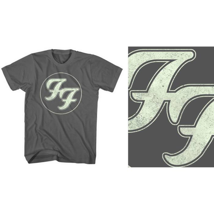 Foo Gold Logo T-shirt Foo Fighters 90560
