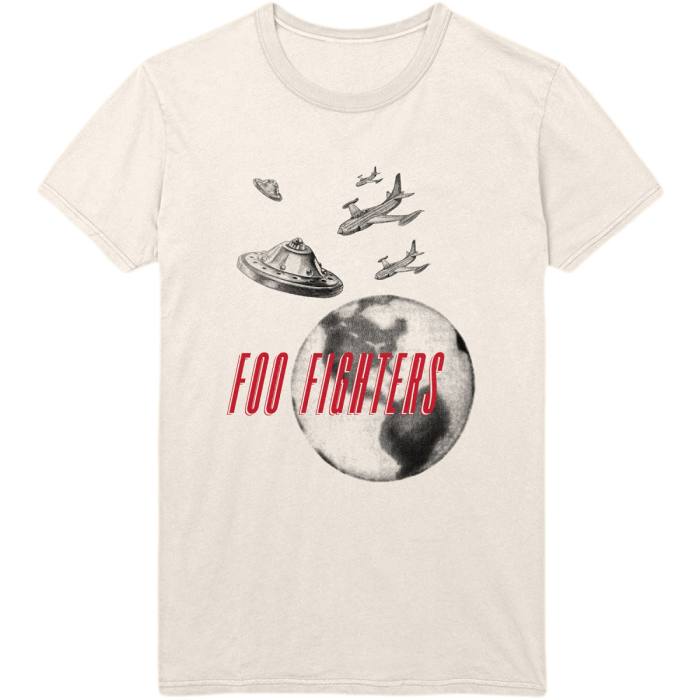 T-shirt Foo Fighters UFO Planes (natural) 90601