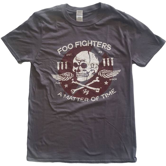Foo Fighters Unisex T-Shirt: A Matter of Time (Siva) 90648