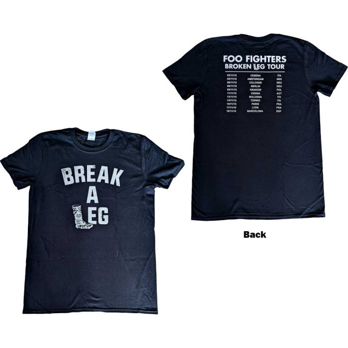 Foo Fighters Unisex T-shirt Break A Leg (črna) 90677