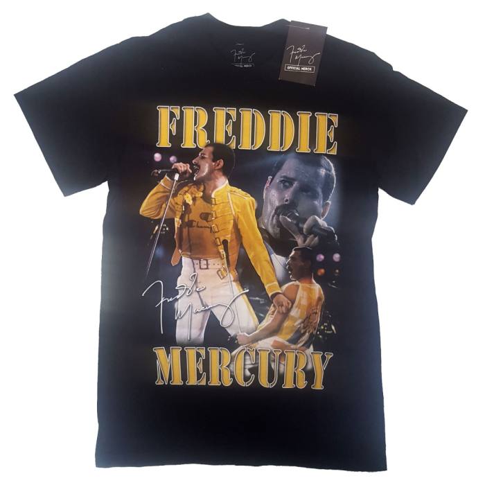 Freddie Mercury Homage Queen T-shirt (Črna) 90728