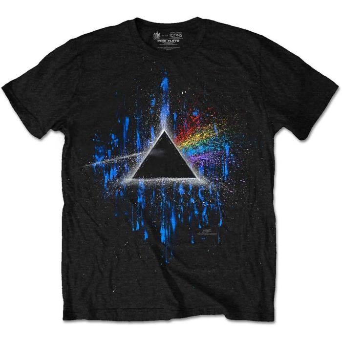 T-shirt Pink Floyd Dark Side Of The Moon Blue Splatter 90865