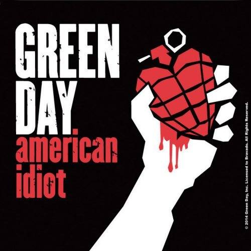 Green Day Single Cork Coaster: American Idiot 90951
