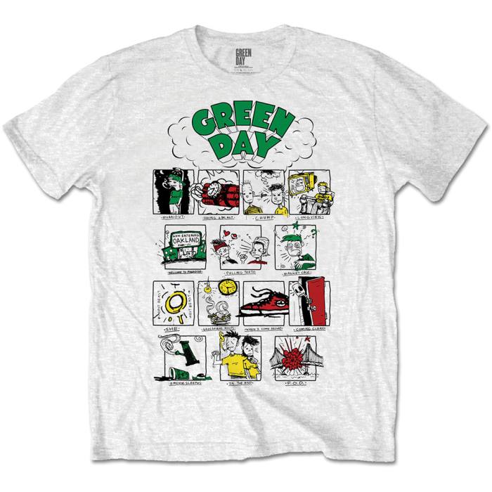 T-shirt Green Day Dookie RRHOF (White) 91096