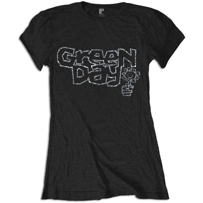 Girlie shirt Green Day Flower Pot 91105