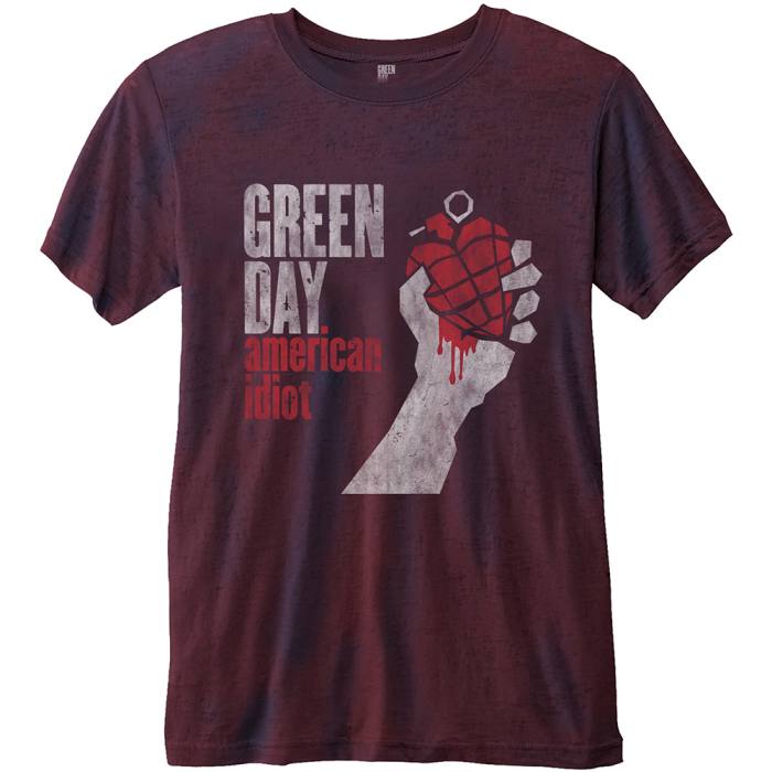 Green Day Unisex T-shirt: American Idiot (Burnout) 232296