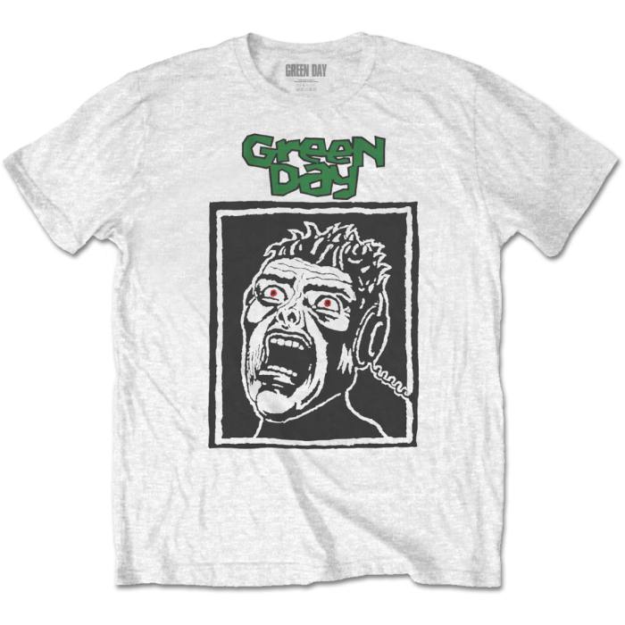 T-shirt Green Day Scream White 91138