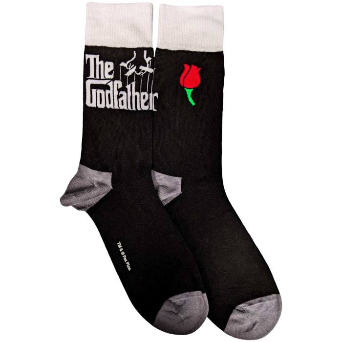 The Godfather Unisex Ankle Socks: Logo White (Black) (UK Size 7 - 11) 91344