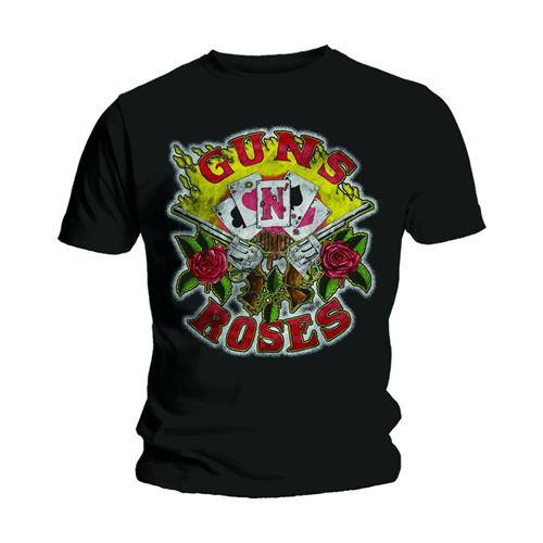 T-shirt Guns N' Roses Cards Black 91619