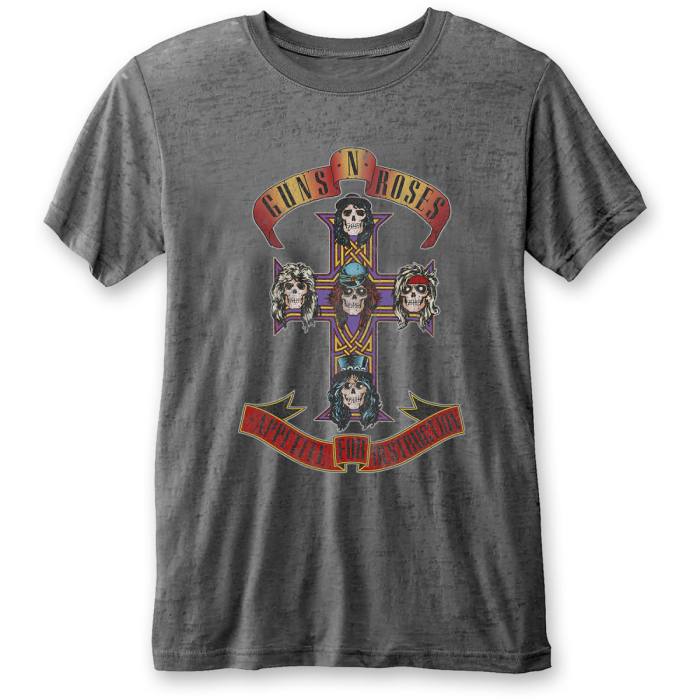 Guns N' Roses Unisex T-Shirt: Appetite for Destruction (Burnout) 91646