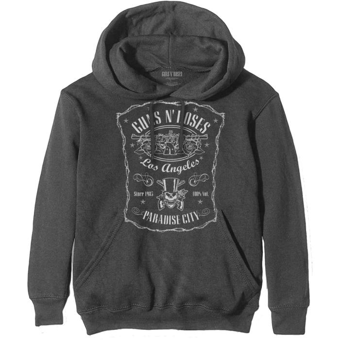 Guns N' Roses Hoodie Paradise City (Charcoal Grey) 91717