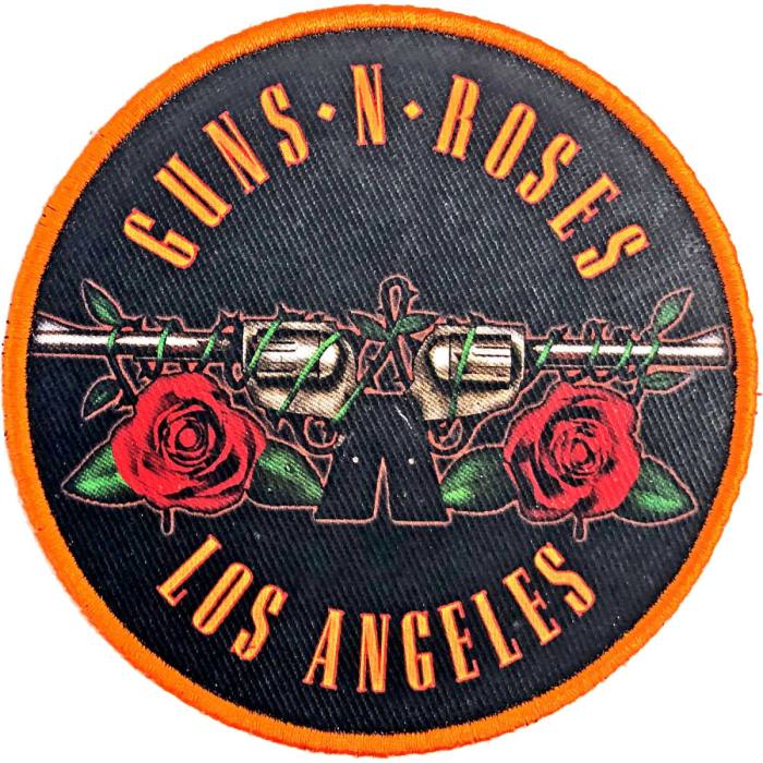 Guns N' Roses Standard Patch: Los Angeles Orange 91767