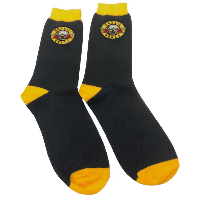 Guns N' Roses Unisex Ankle Socks: Circle Logo (Black) (UK Size 7 - 11) 91797