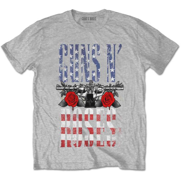 US Flag in Logo Guns N' Roses T-shirt 91983