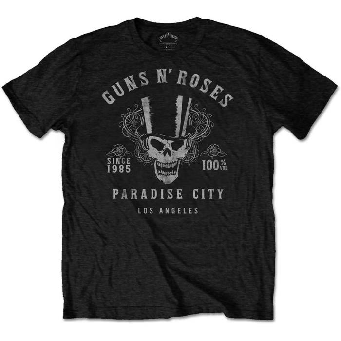 Guns N' Roses Unisex T-shirt: 100% Volume (črna) 92171