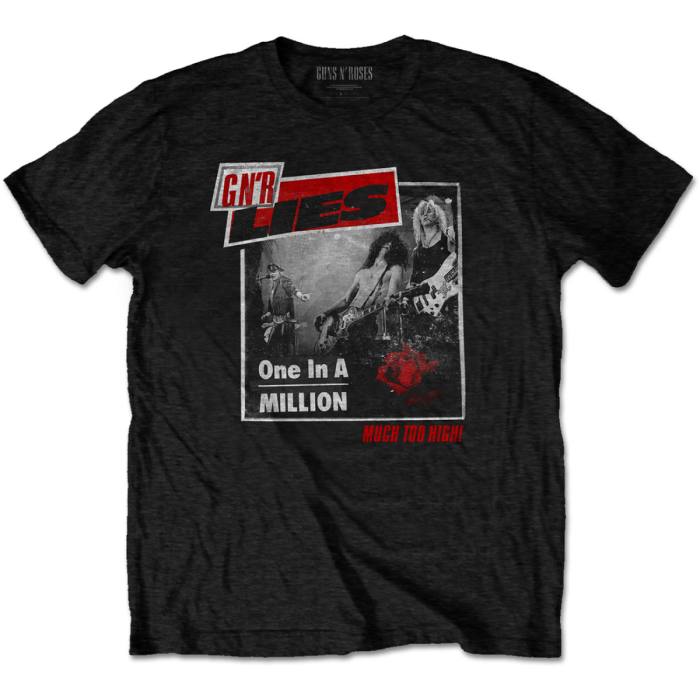 Guns N' Roses Unisex T-shirt One in a Million (črna) 92216