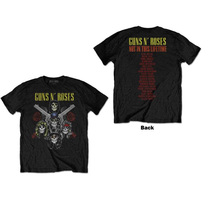 Guns N' Roses T-shirt: Pistols & Roses (črna, back print) 92277