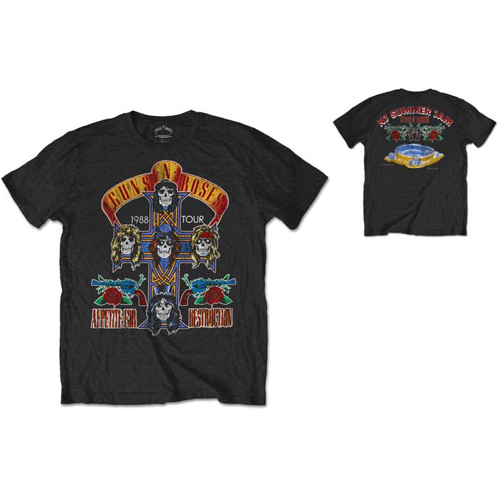 T-shirt Guns'n Roses NJ Summer Jam 1988 92341
