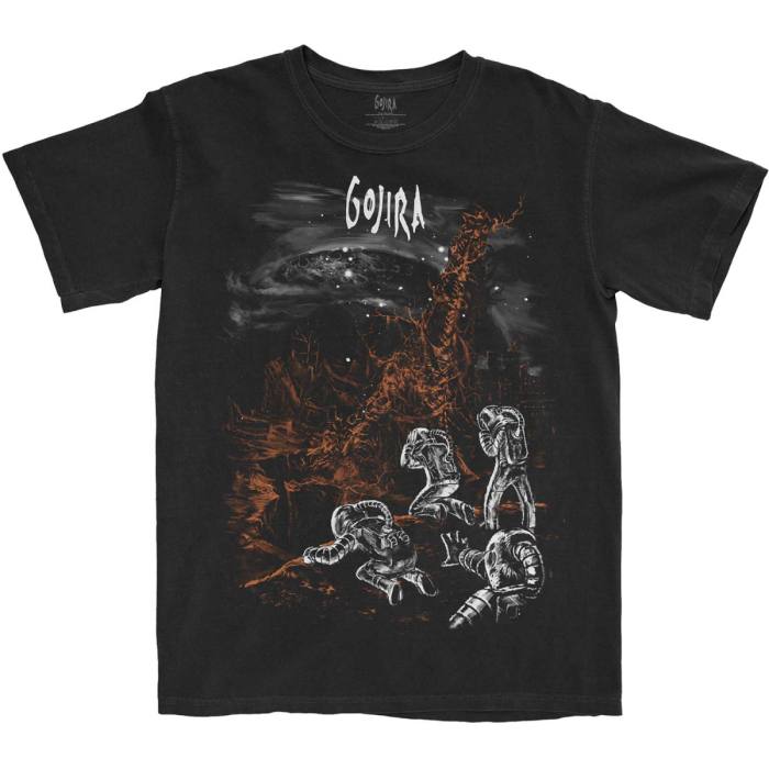Gojira Unisex T-shirt: Eiffel Falls (Črna) 92431
