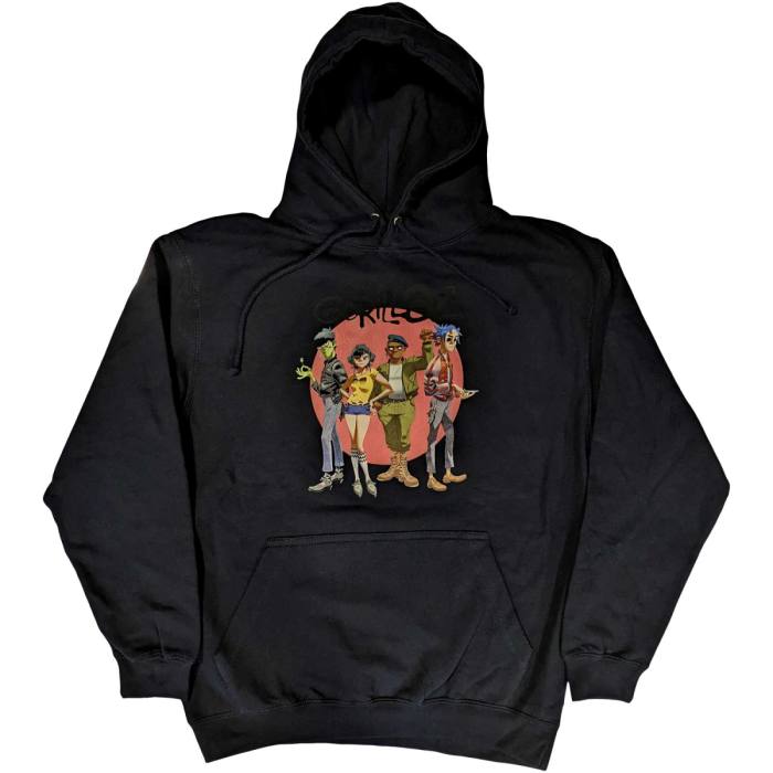 Gorillaz Hoodie: Group Circle Rise 92478