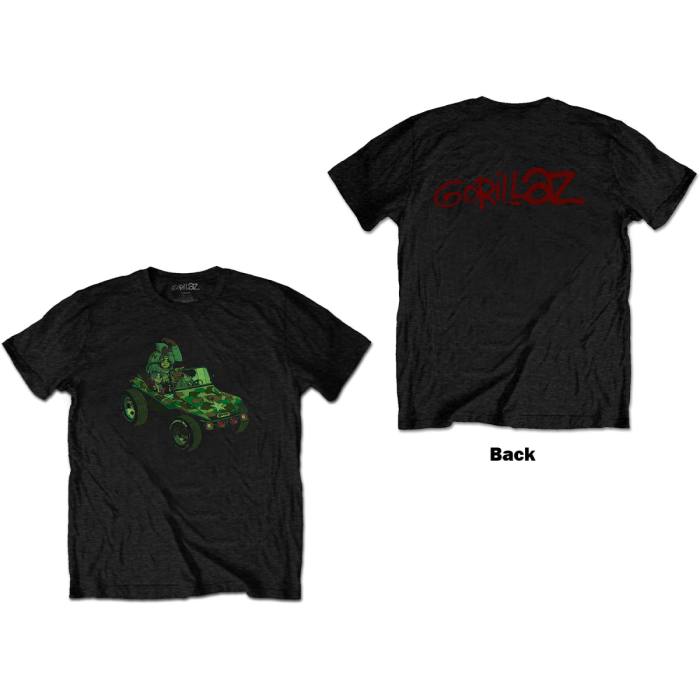 Gorillaz T-shirt Group Green Geep 92489