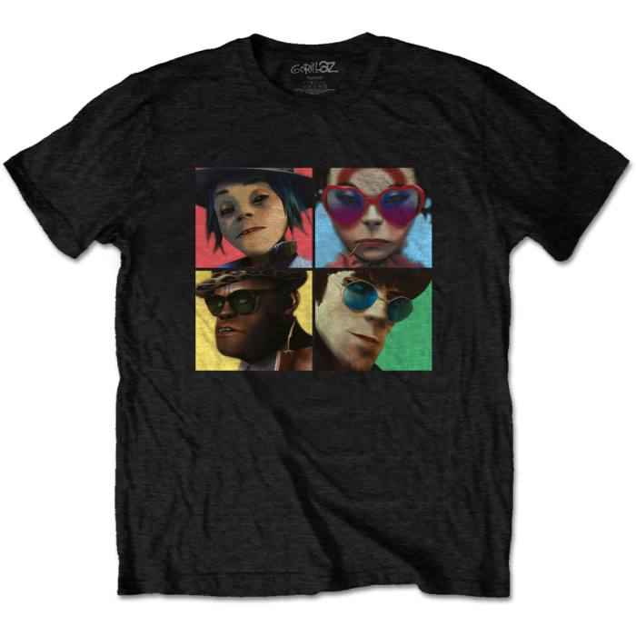 Gorillaz T-shirt Humanz (črna) 92519