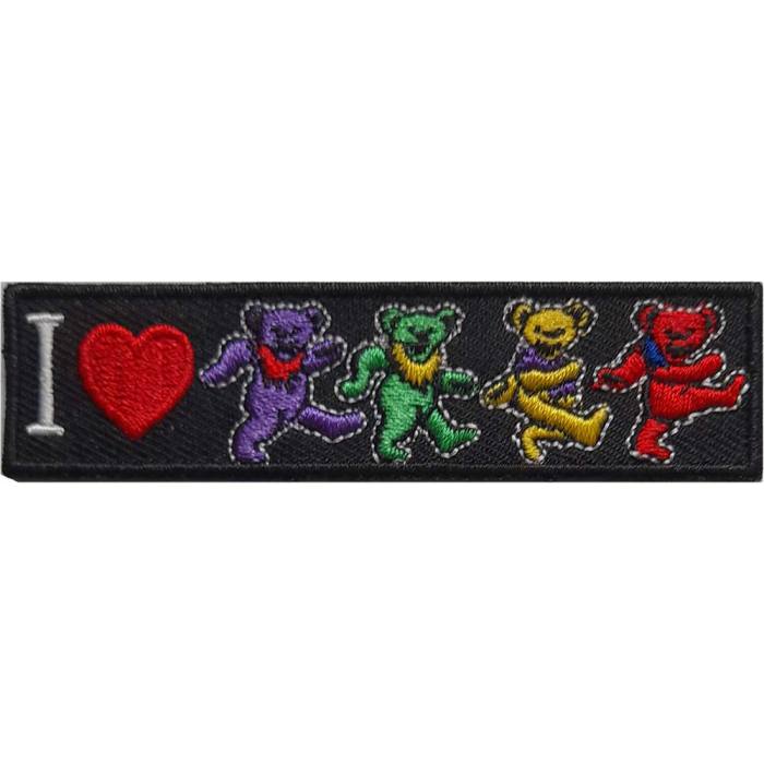 I Love Bears - Grateful Dead Našitek 92617