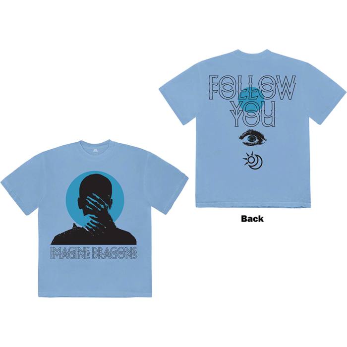 Follow You T-shirt – Imagine Dragons (Blue, Back Print) 93049
