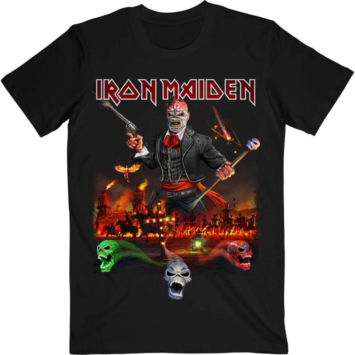 Iron Maiden Unisex T-shirt: Legacy of the Beast Live Album (črna) 93200
