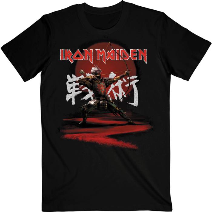 Iron Maiden T-shirt: Senjutsu Eddie Archer Kanji (Črna) 93404
