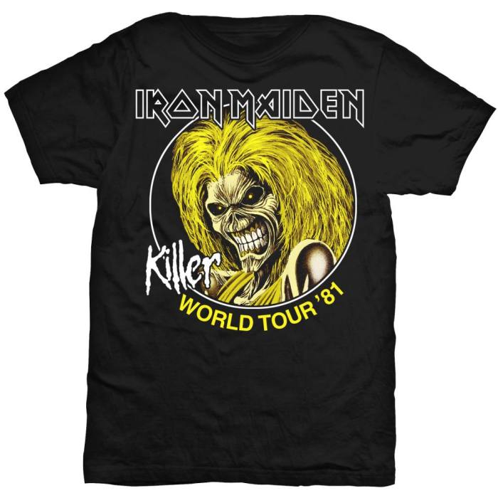 Iron Maiden T-shirt Killers World Tour 81 93708