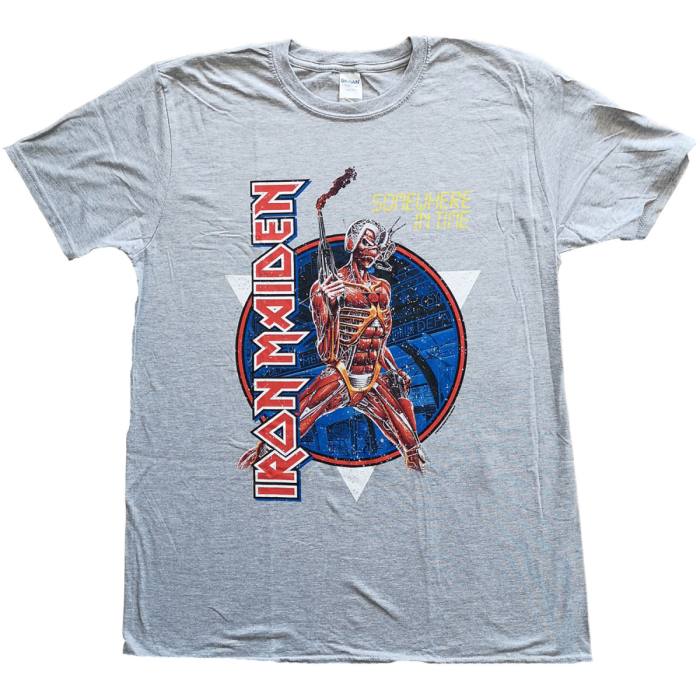 T-shirt Iron Maiden Somewhere in Time Grey 93843