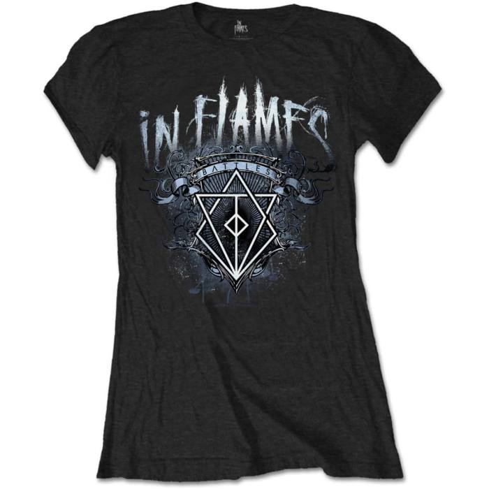 Girlie shirt In Flames - Battles Crest 94057