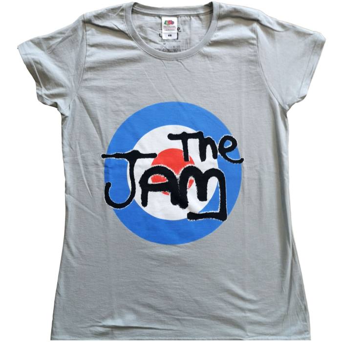 The Jam Girlie T-shirt: Spray Target Logo (siva) 94135