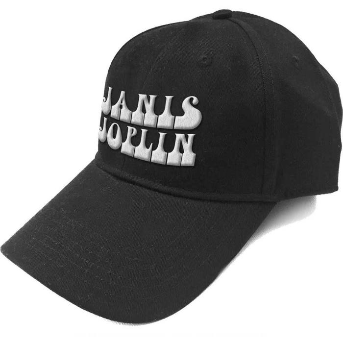 Janis Joplin Kapa Baseball White Logo (črna) 94613