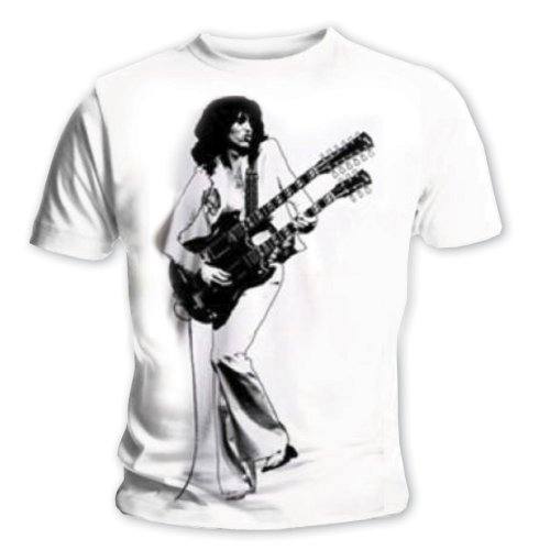T-shirt Jimmy Page Urban Image (bela) 235026