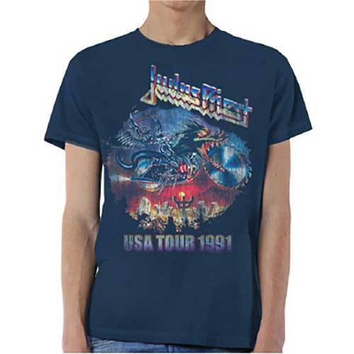 T-shirt Judas Priest Painkiller US Tour 91 (navy) 94747