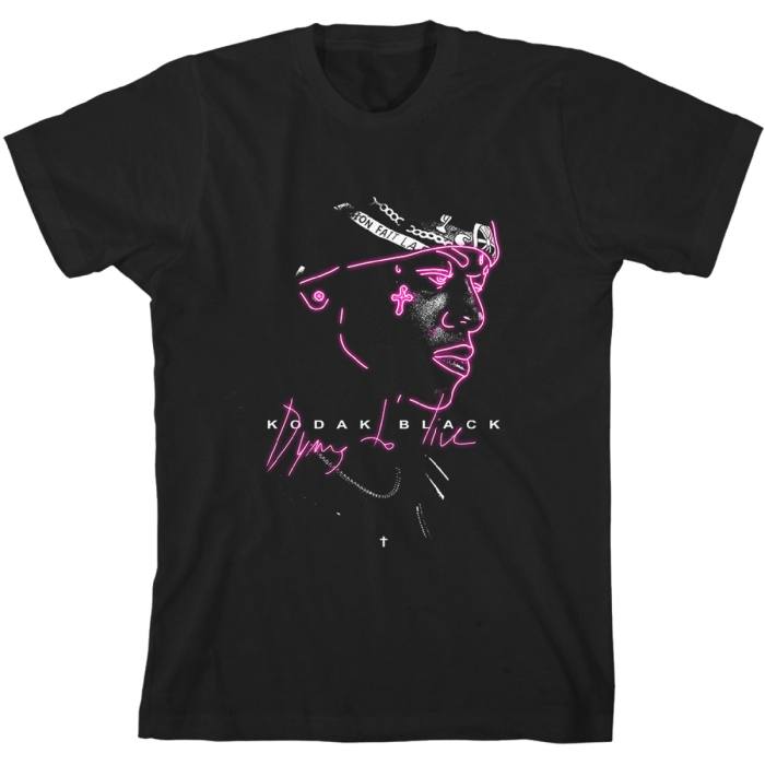 Kodak Black Neon Outline T-shirt 94861
