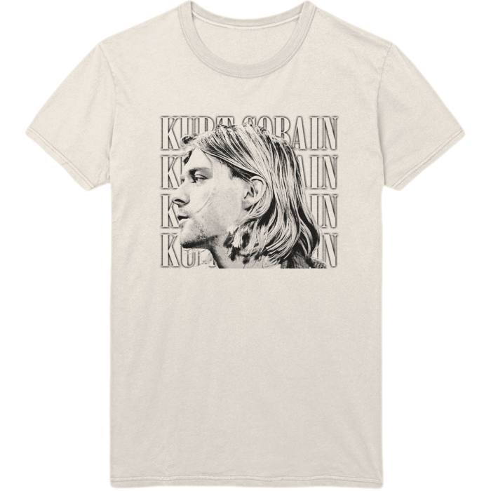 Kurt Cobain T-shirt: Contrast Profile (Natural) 94875