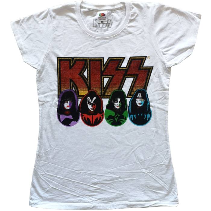 Kiss T-Shirt: Logo, Faces & Icons (Bela) 95178