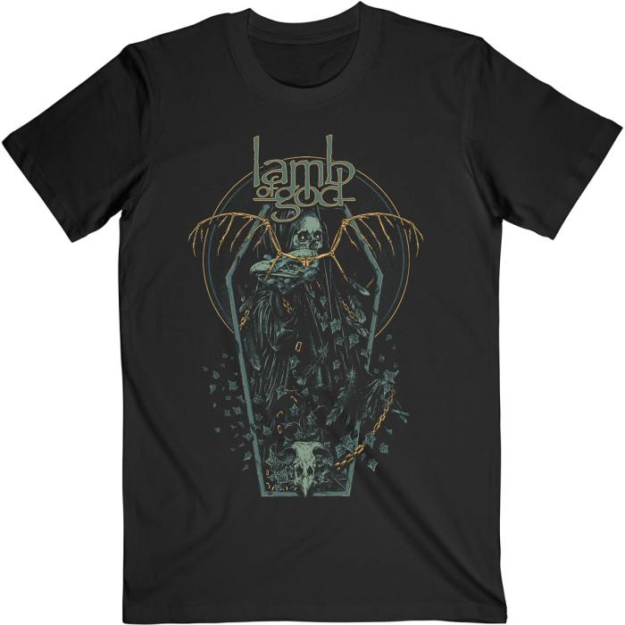 Lamb Of God T-shirt: Coffin Kopia (Black) 95427