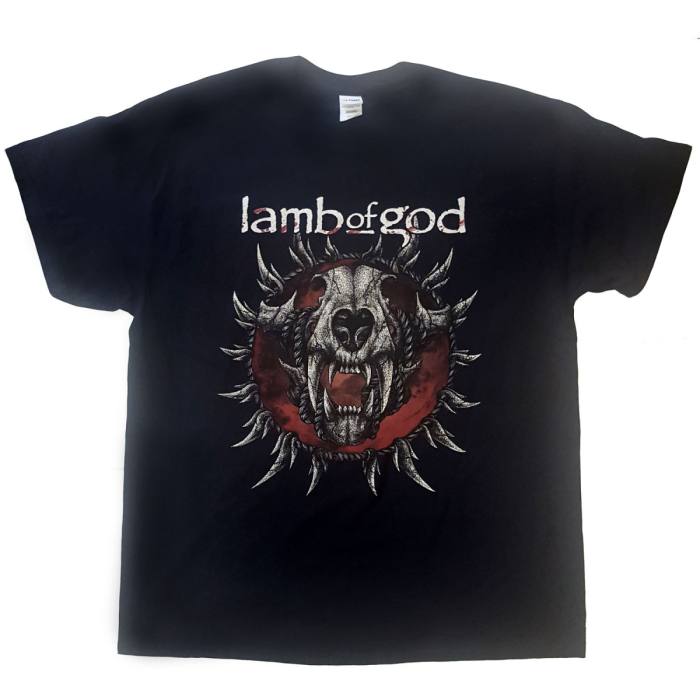 Lamb Of God T-shirt: Radial (Black) 95445