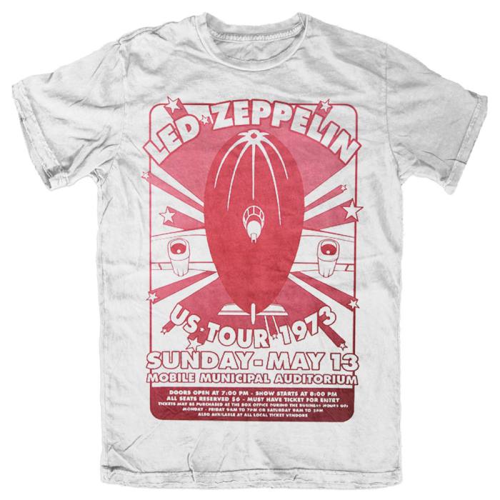 Led Zeppelin Unisex T-shirt: Mobile Municipal (Bela) 95845