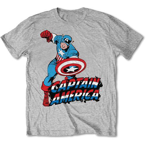 Marvel Comics Unisex T-Shirt: Simple Captain America 95975