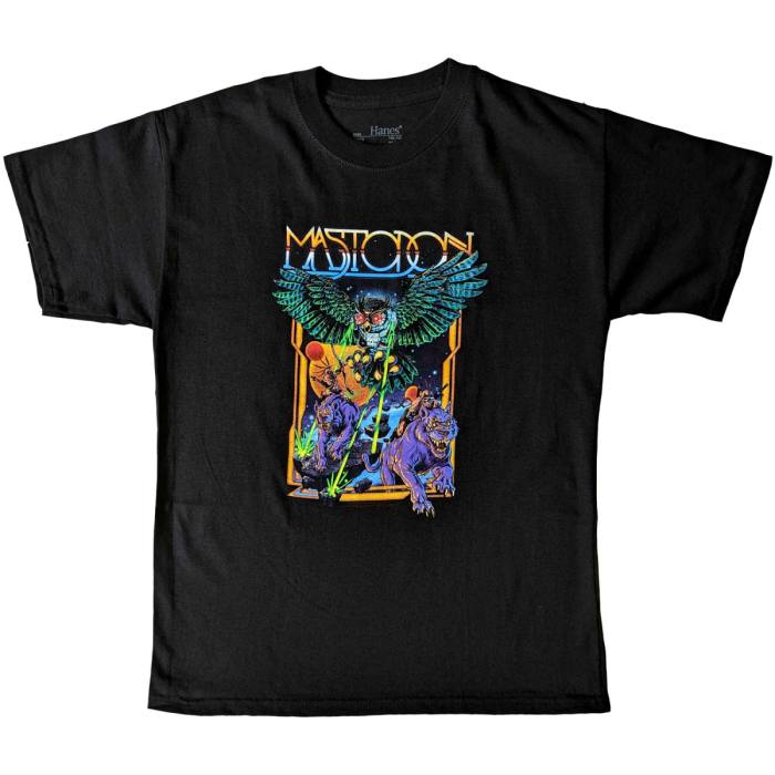 Mastodon Kids T-shirt: Space Owl (Black) 96154
