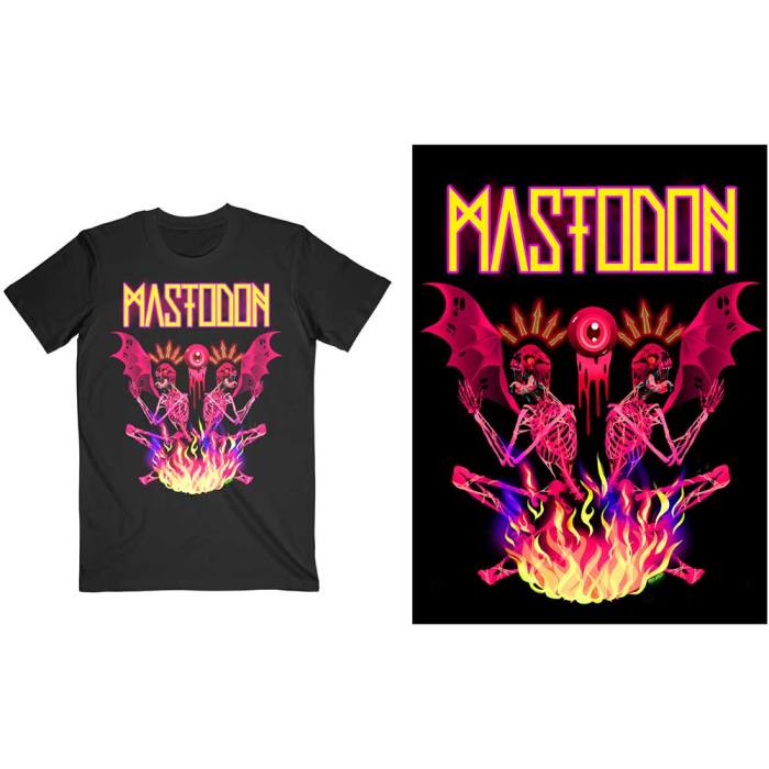 Mastodon T-shirt - Double Brimstone Neon 96173